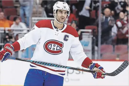  ?? ASSOCIATED PRESS FILE PHOTO ?? In a deal announced on Monday, the Vegas Golden Knights have acquired forward Max Pacioretty from the Montreal Canadiens.