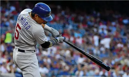  ??  ?? Albert Almora Jr was playing agains the Astros in Houston on Wednesday night. Photograph: Brad Mills/USA Today Sports