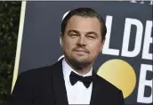  ?? JORDAN STRAUSS — INVISION/AP ?? Leonardo DiCaprio arrives at the 77th annual Golden Globe Awards at the Beverly Hilton Hotel on Sunday.