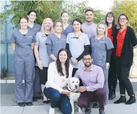  ??  ?? Warragul Dental Care promise to take great care of you, book an appointmen­t today and meet the friendly team. Back row: Hilary Fox, Adriana Beckett, Kerry-Lea Cogley, Ruby Hatley-Smith, Haylee Attrill, Stephanie Mu, Dr Ghadir Bardan, Rheannon Johns,...