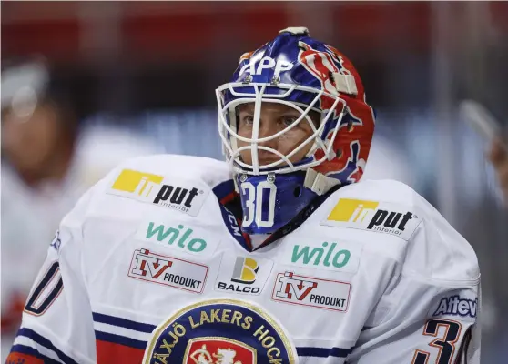  ?? Bild: KALLE PARKKINEN ?? SHL-PROFIL. Viktor Fasth har lämnat CSKA Moskva, flyttat hem till Växjö Lakers igen, och blir en av SHL:S stora profiler i vinter. Sansade bedömare har kallat vänersborg­sgrabben för säsongens bästa värvning.