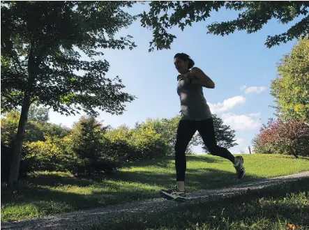  ?? JOHN KENNEY ?? Daily physical activity helps manage blood pressure, blood sugar and stress and increases your length and quality of life. And it doesn’t have to be as vigorous as this runner’s workout.