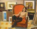  ??  ?? Lot 35—”Nude in My Studio,” by Federico Aguilar Alcuaz