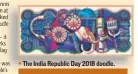  ??  ?? The India Republic Day 2018 doodle.