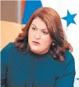  ??  ?? María Dolores Agüero es la canciller de la República.