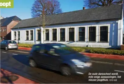  ?? FOTO GVB ?? De oude dansschool wordt, mits enige aanpassing­en, het nieuwe jeugdhuis.