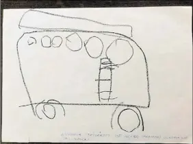  ?? Foto: Lovisa stad ?? MOBILT. Ett av barnen tyckte att daghemmet kunde vara rörligt, gå på hjul. Det daghemmet kunde till och med resa utomlands.