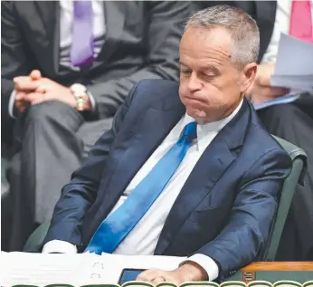  ?? Picture: AAP IMAGE ?? Labor leader Bill Shorten has been left looking foolish.