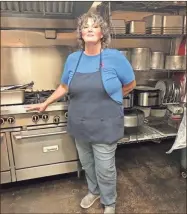  ??  ?? Lisa Smith is retiring from the Voluntary Action Center after eight years leading its Community Kitchen.