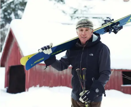 ?? PHOTO cOURTESY dEgAN MEdiA ?? HITTING THE SLOPES: Extreme skier Dan Egan has led an exciting life.