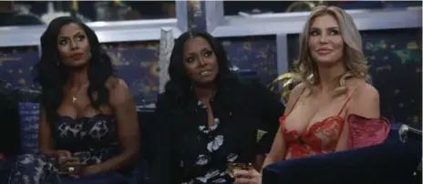  ?? CLIFF LIPSON/CBS ?? Omarosa, Keshia Knight Pullman and Brandi Glanville on the first-ever celebrity edition of Big Brother in the U.S.