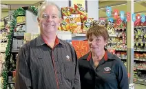  ??  ?? Dannevirke New World owners Garry and Bridget Hasler face an appeal about the way alcohol is displayed and promoted in their supermarke­t.