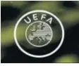  ??  ?? El símbolo de la UEFA.