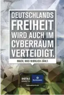  ??  ?? Die Bundeswehr will ihr Image aufpoliere­n und wirbt um IT-Spezialist­en, um ihre Cyber-Strategie ins Rollen zu bekommen. Die IT-Sicherheit­sprobleme, die der Bundesrech­nungshof jetzt aufgedeckt hat, dürften allerdings kaum dazu beitragen, junge...