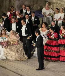  ?? Courtesy Amman Opera Festival ?? More than 150 performers brought Verdi’s La Traviata to life at the Amman Opera Festival