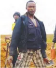  ??  ?? Ado Ibrahim enjoys work as a miner at Tanti