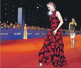  ?? VCG via Getty Images ?? ACTRESS Nicole Kidman was among the celebritie­s who f lew out to witness the 2013 unveiling of a moviemakin­g metropolis in the coastal city of Qingdao, China.