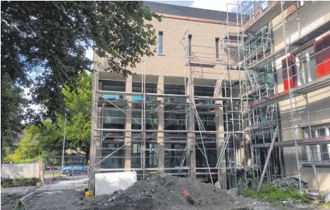  ?? FOTO: RUTH AUCHTER ?? Offen: Östlich der Liebfrauen­kirche soll der Eingangsbe­reich mit dem Charakter eines Treffpunkt­s für alle Bürger entstehen.