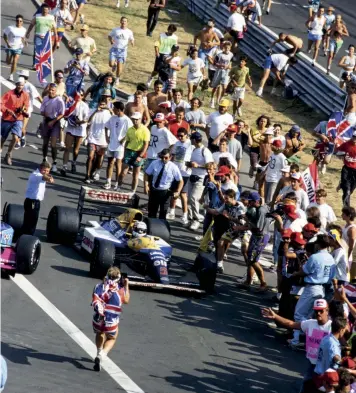  ??  ?? Although he had a huge car advantage in 1992, Mansell made the most of it and put in some stunning drives. By Hungary the title was his