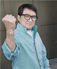  ?? Kirk McKoy Los Angeles Times ?? “I WILL continue to do action films because action films are still popular around the world ... I love to do action,” Jackie Chan says.