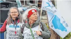  ?? FOTO: VERANSTALT­ER ?? Doris Hog von den „Omas gegen Rechts“am Bodensee (links) hat ihre Teilnahme ebenfalls angekündig­t.