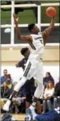  ?? PETE BANNAN — DIGITAL FIRST MEDIA ?? Westtown’s Mohamed Bamba soars for a rebound last season.