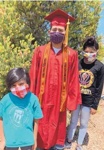  ?? COURTESY OF SFIS ?? Santa Fe Indian School 2020 graduates will hold a virtual celebratio­n that will be aired on New Mexico PBS.