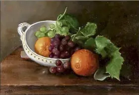  ?? Courtesy Whistler house ?? a still-life painting by mary phillips, april’s artist of the month at Whistler house museum of art.