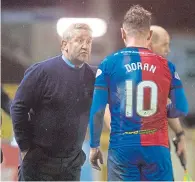  ??  ?? Aaron Doran was brilliant but missed a great chance, according to Caley Thistle manager John Robertson