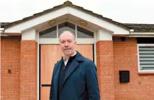  ?? ?? Phil Basford, founder of Berkshire Padel, outside the former SportsAble building in November.