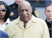  ?? MATT SLOCUM / THE ASSOCIATED PRESS ?? Bill Cosby’s sex assault trial began Monday with jury selection, while testimony is set to start June 5.