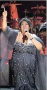  ??  ?? Singer Aretha Franklin performed at the Mandela Day Concert in New York in 2009.