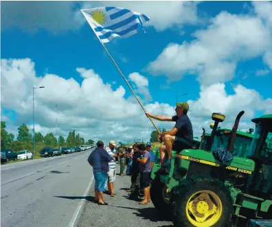  ?? Afp ?? Protestas cerca de Colonia, la semana pasada