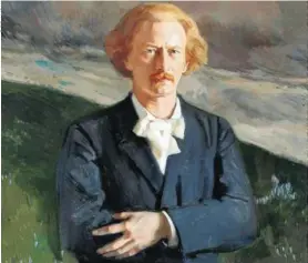  ??  ?? Ignacy Jan Paderewski na portrecie namalowany­m przez Charlesa Girona