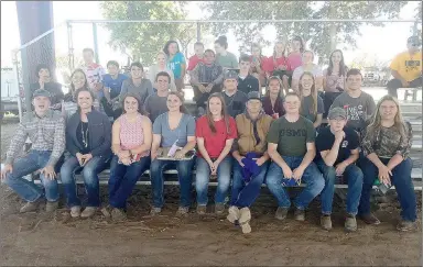  ?? COURTESY PHOTO ?? Farmington FFA students attending FFA Day at the Arkansas-Oklahoma State Fair in Fort Smith.