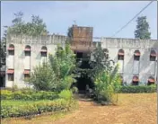  ?? HT ?? A residentia­l facility for tribal students set up by RSSaffilia­te Vanavasi Kalyan Ashram; (right) One of the toilets built by the government for tribal households in Gujarat’s Dang. Both the steps are seen as part of BJP’s persistent efforts to expand...