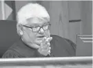  ?? ROBERT SCHEER/INDIANAPOL­IS STAR ?? Judge Ronald Thompson granted an Indianapol­is Star request to unseal sexual misconduct complaint files compiled by USA Gymnastics on 54 coaches.