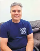  ?? ROSALIE RAYBURN/JOURNAL ?? Albuquerqu­e Fire Department Capt. Greg Aragon said the shift schedule he and other firefighte­rs work guarantees that they will frequently have to work on the Christmas holiday.