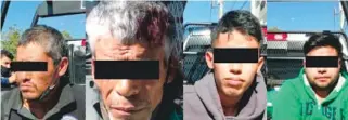  ?? FOTO/CORTESÍA ?? Trascendió que un quinto cómplice huyó de las autoridade­s sin ser detenido, pero esto no fue confirmado.