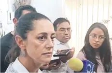  ??  ?? Claudia Sheinbaum dijo que el reajuste es necesario para liberar recursos y que se destinen a mejorar servicios como el agua, drenaje y movilidad.