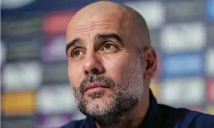  ?? Photograph: Tom Flathers/Manchester City FC/Getty Images ?? ‘My future always depends on results,’ says Pep Guardiola before Manchester City face Southampto­n.
