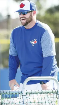  ?? NATHAN DENETTE/THE CANADIAN PRESS ?? Toronto Blue Jays coach John Schneider says he is excited to be a member of a major-league staff for the first time after managing in double-a last season.