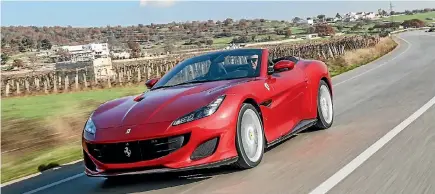  ?? SUPPLIED ?? California is so-2008. Ferrari’s new GT convertibl­e heads back to Italy with the Portofino name.