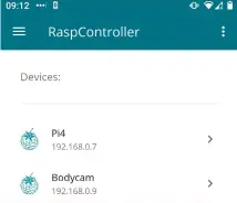  ??  ?? Managing multiple Raspberry Pis using Raspcontro­ller is really easy. Each Pi has its own entry in the Devices category.