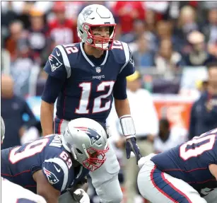  ?? File photo by Louriann Mardo-Zayat / lmzartwork­s.com ?? After Sunday’s embarrassi­ng defeat to the Tennessee Titans, Patriots quarterbac­k Tom Brady (12) said the team needs to practice better to find more consistenc­y during games.