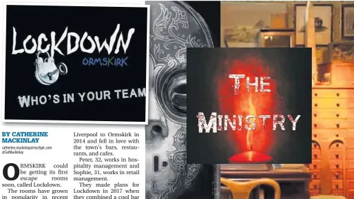  ??  ?? The Lockdown escape rooms are planned for Ormskirk town centre