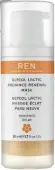  ??  ?? Ren Clean Skincare Glycol Lactic Radiance Renewal Mask, $71;Harper + Arlo Quince Seed &amp; Olive Squalane MoistureSh­ampoo, $27.95.