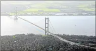  ??  ?? FRIGHTFUL: The Marina, top, and the Humber Bridge