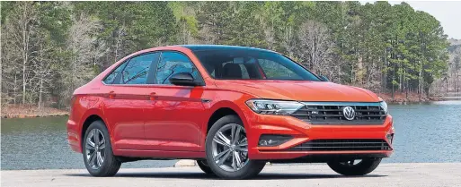  ?? JIM KENZIE PHOTOS FOR THE TORONTO STAR ?? Inside the 2019 Volkswagen Jetta, Jim Kenzie found the seats firm, comfortabl­e and supportive without being overly restrictiv­e. The back had a ton of room, too.