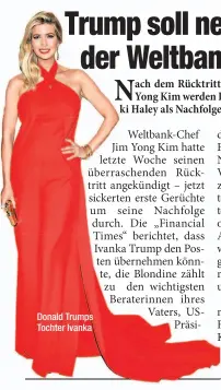  ??  ?? Donald Trumps Tochter Ivanka